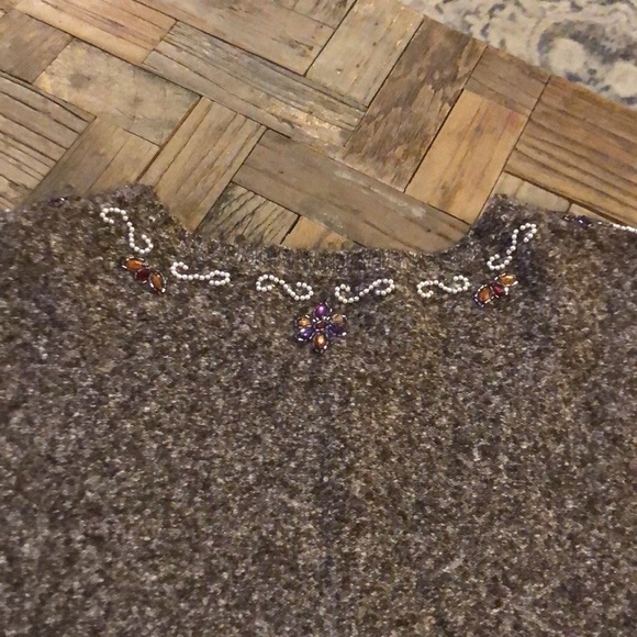 Sigrid Olsen Embellished Jewel Cardigan Sweater - Picture 11 of 12